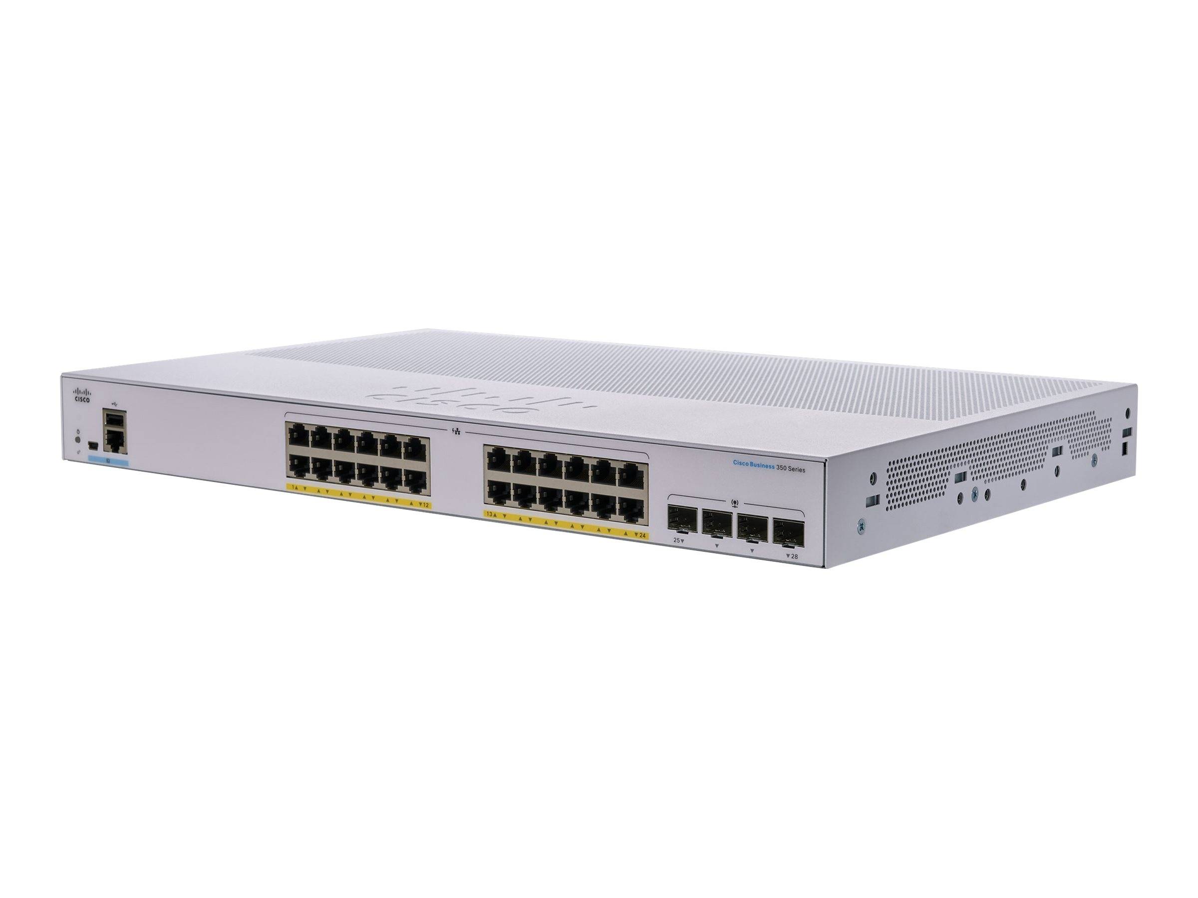 Cisco Business 350 Series 350-24P-4X - Switch - L3 - managed - 24 x 10/100/1000 (PoE+)
