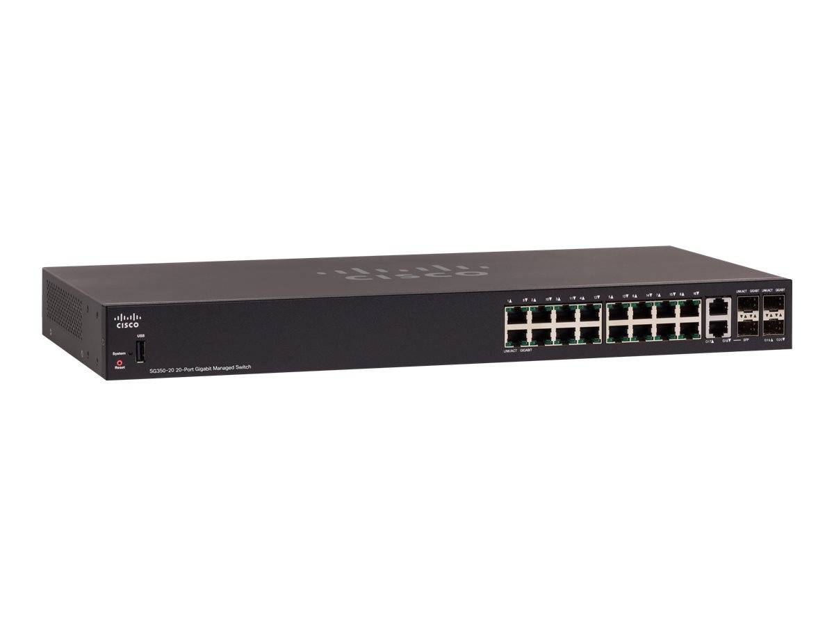 Cisco Small Business SG350-20 - Switch - L3 - managed