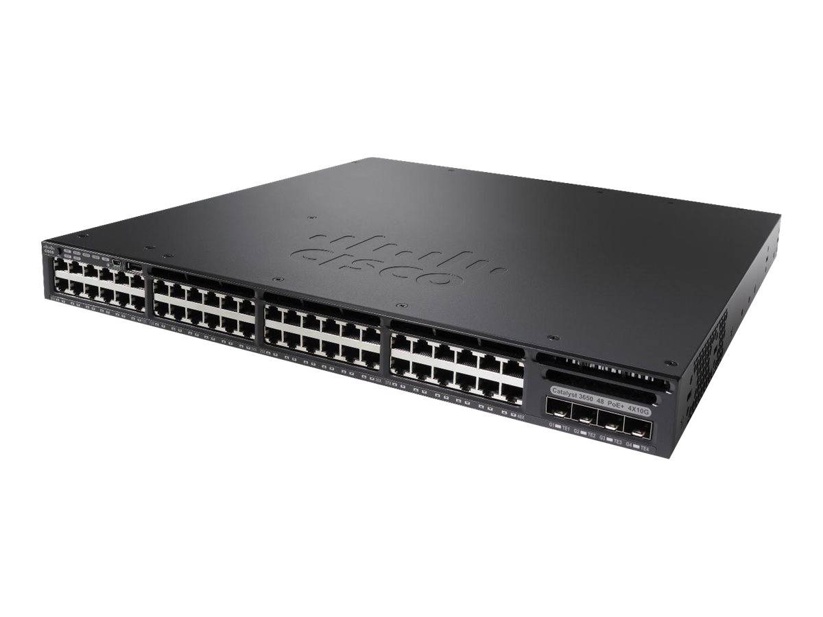 Cisco Catalyst 3650-48FS-E - Switch - L3 - managed - 48 x 10/100/1000 (PoE+)