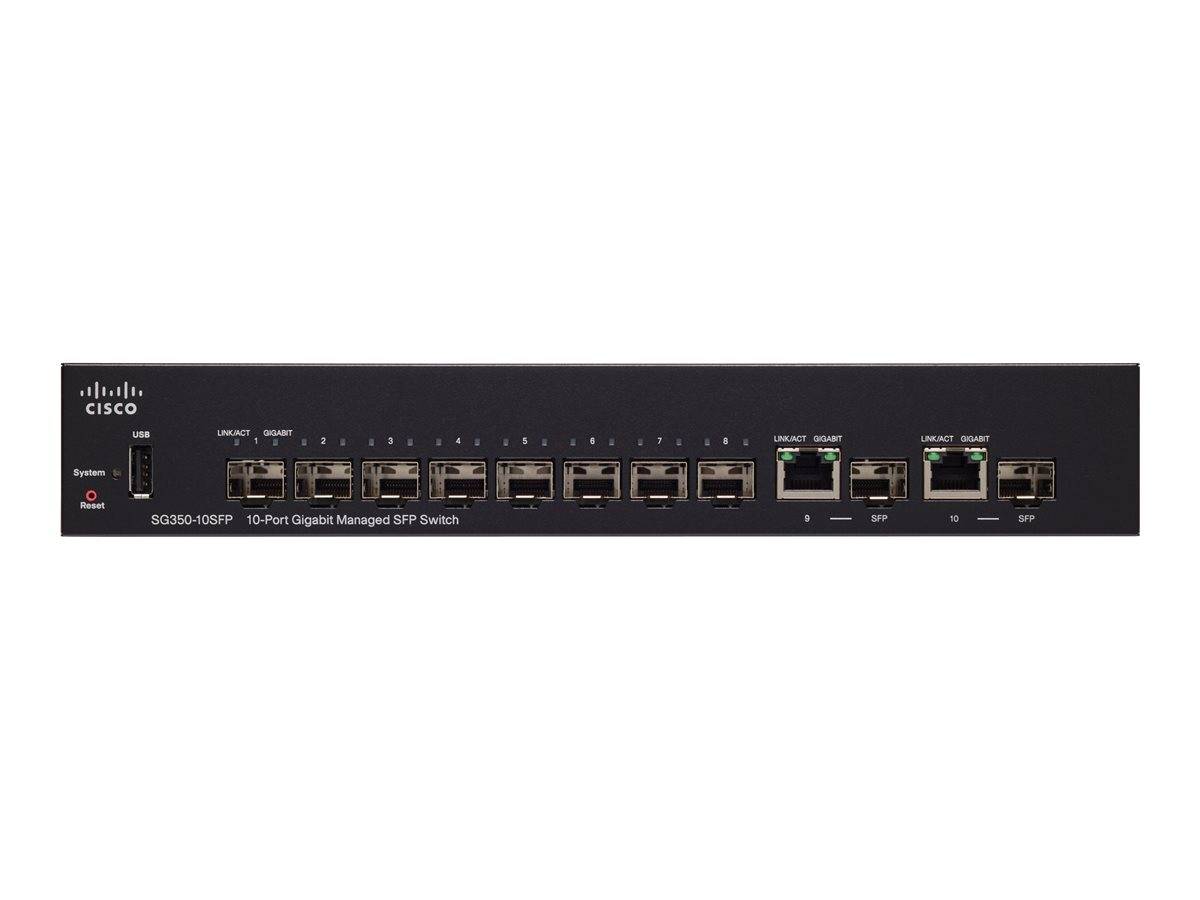 Cisco 250 Series SG350-10SFP - Switch - L3 - managed