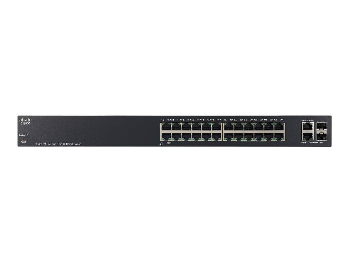 Cisco 220 Series SF220-24 - Switch - managed