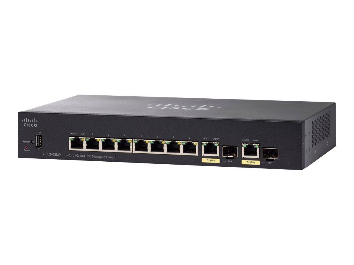 Cisco Small Business SF352-08MP - Switch - L3 - managed - 8 x 10/100 (PoE+)