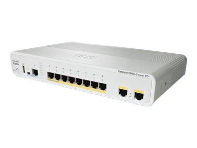 Cisco Catalyst Compact 2960CPD-8PT-L - Switch - managed - 8 x 10/100 (PoE)