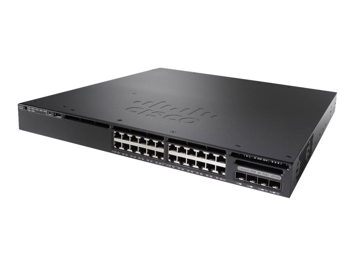 Cisco Catalyst 3650-8X24PD-E - Switch - L3 - managed - 16 x 10/100/1000 (PoE+)