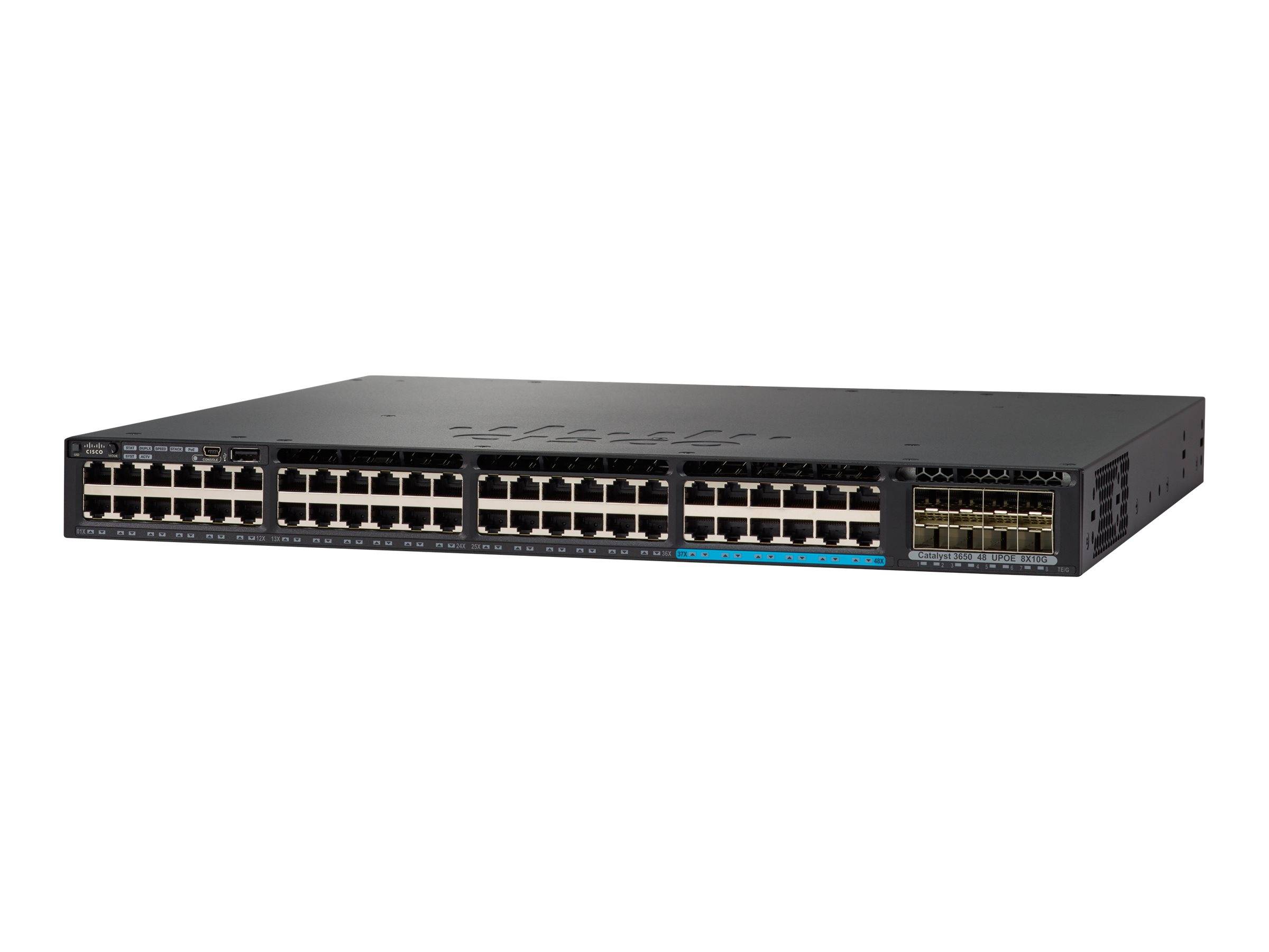 Cisco Catalyst 3650-12X48UR-L - Switch - L3 - managed - 36 x 10/100/1000 (UPOE)