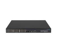 HPE FlexNetwork 5140 24G PoE+ 2SFP+ 2XGT EI - Switch - L3 - Smart - 24 x 10/100/1000 (PoE+)