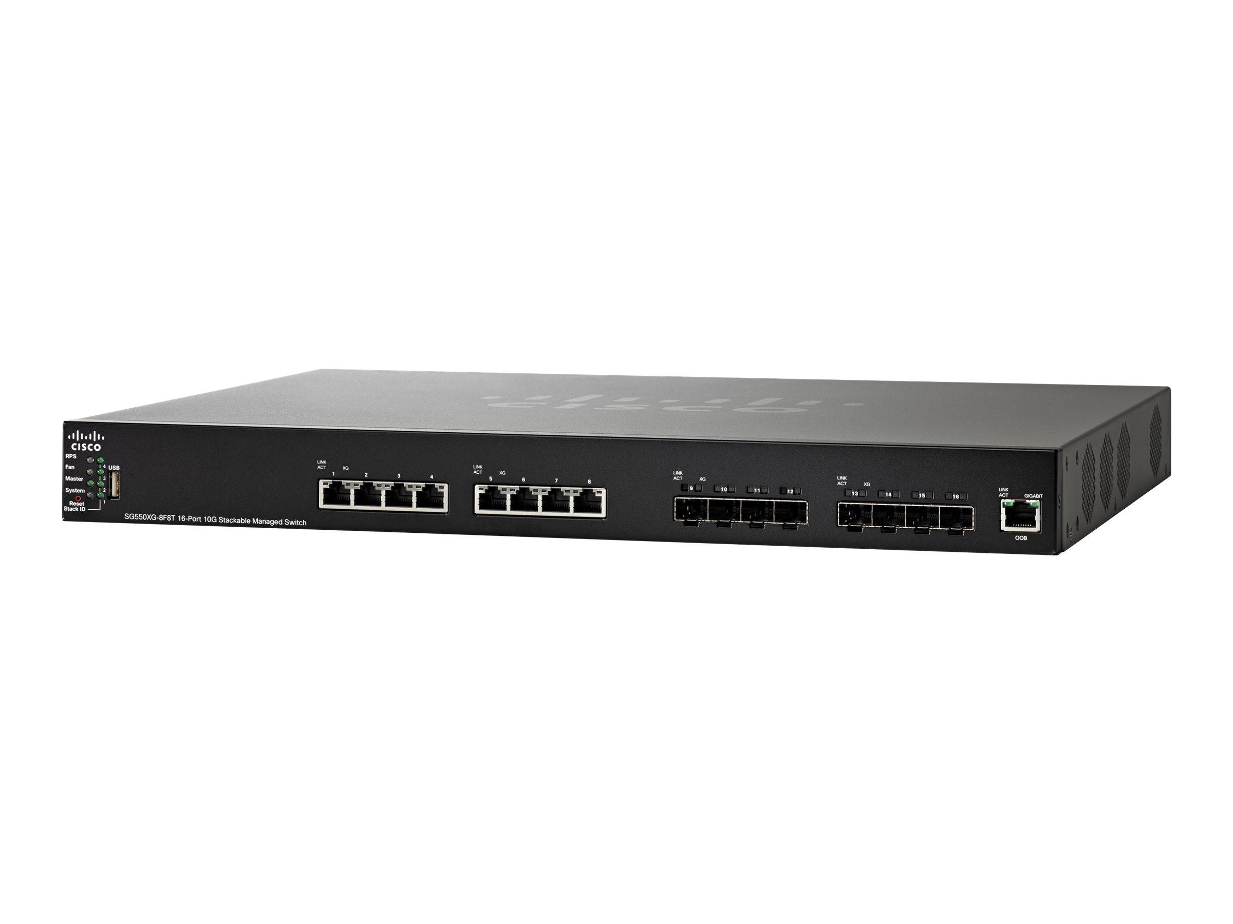 Cisco 550X Series SG550XG-8F8T - Switch - L3