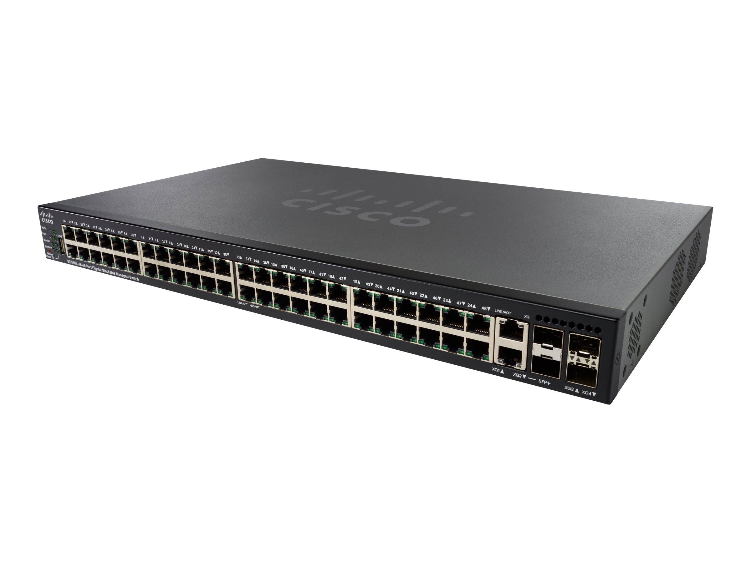 Cisco 550X Series SG550X-48MP - Switch - L3 - managed - 48 x 10/100/1000 (PoE+)