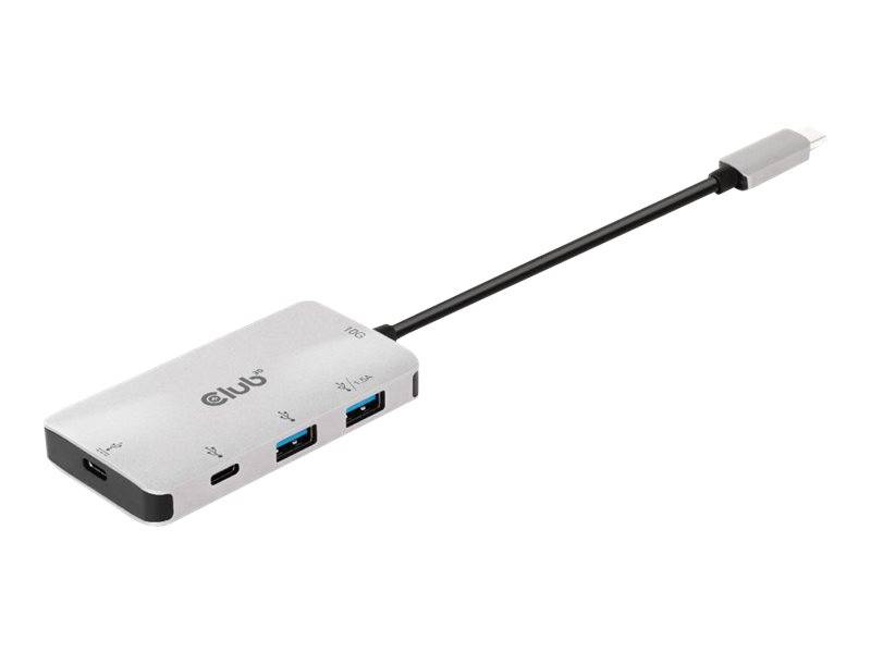 Club 3D CSV-1543 - Hub - 2 x USB 3.1 Gen 2 + 2 x USB-C 3.1 Gen 2