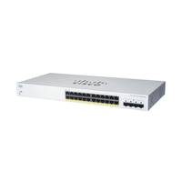 Cisco Business 220 Series CBS220-24FP-4G - Switch - Smart - 24 x 10/100/1000 (PoE+)
