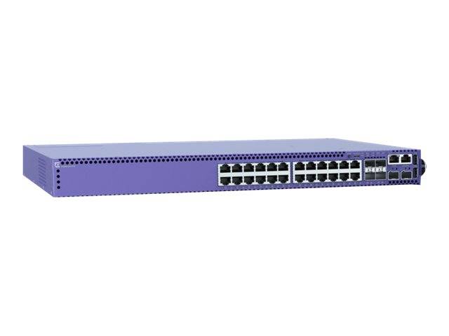 Extreme Networks ExtremeSwitching 5420F - Switch - L3 - managed - 24 x Gigabit SFP + 4 x 1 Gigabit / 10 Gigabit SFP+ + 2 x SFP-DD (stapelbar)