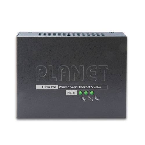 Planet POE-172S, IEEE 802.3,IEEE 802.3ab,IEEE 802.3af,IEEE 802.3at,IEEE 802.3u, 10/100/1000Base-T(X), Schwarz, Metall, CE, FCC, 50 - 56 V