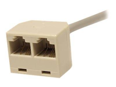 StarTech.com 2 auf 1 RJ45 10/100 Mbit/s Splitter Kabel Adapter - St/Bu - Netzwerk-Splitter - RJ-45 (M)