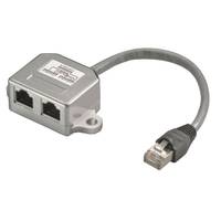 M-CAB - Netzwerk-Splitter - RJ-45 (M) bis RJ-45 (W)