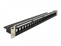 Delock - Patch Panel - 1U - 48.3 cm (19") - 24