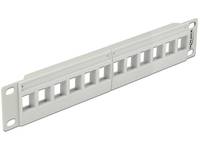 DeLOCK - Patch Panel - Grau - 1U - 25.4 cm (10")