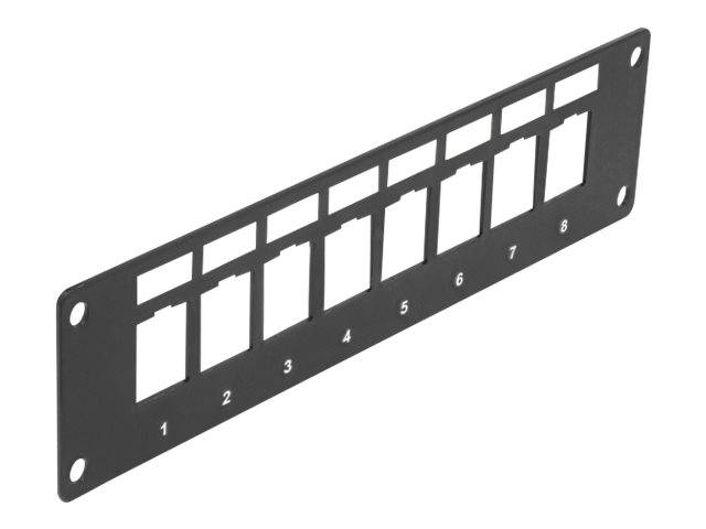 Delock - Leeres Keystone-Patchpanel - oberflächenbündig montierbar
