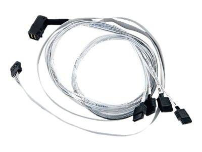 Microchip Adaptec - Internes SAS-Kabel - mit Sidebands - SAS 6Gbit/s - 4-Lane - SATA (W)