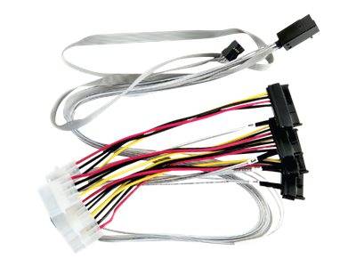 Microchip Adaptec - Internes SAS-Kabel - mit Sidebands - SAS 6Gbit/s - 4-Lane - 4x Mini SAS HD (SFF-8643)