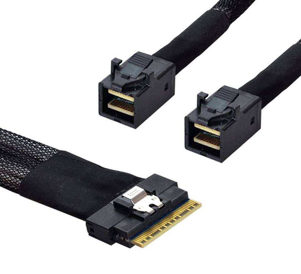 BROCADE - Broadcom - Internes SAS-Kabel - Slim SAS (SFF-8654)
