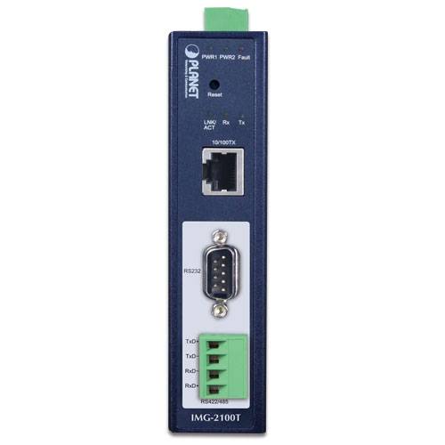 PLANET IMG-2100T, SNMP,SNMPv2, 10,100 Mbit/s, IEEE 802.3,IEEE 802.3u, RS-232/422/485, 32 mm, 87,8 mm