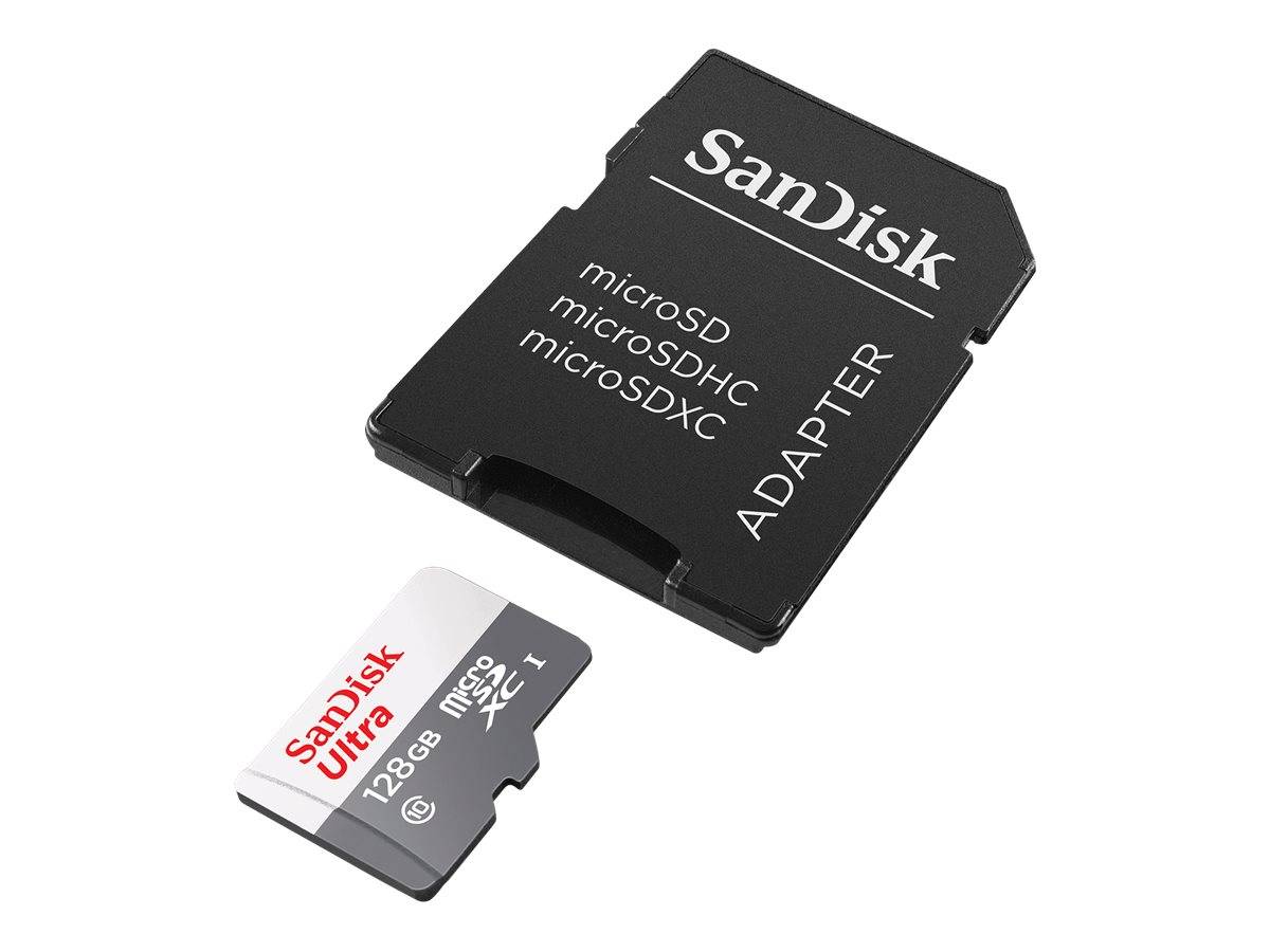 SanDisk Ultra - Flash-Speicherkarte (microSDXC-an-SD-Adapter inbegriffen)