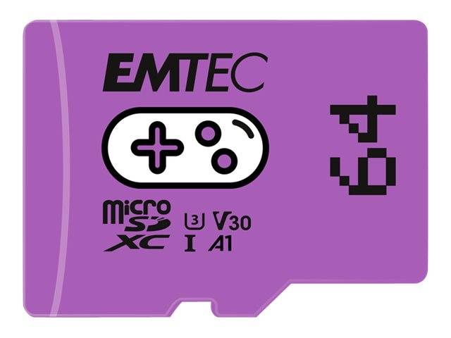 EMTEC Gaming - Flash-Speicherkarte - 64 GB - A1 / Video Class V30 / UHS-I U3 - m