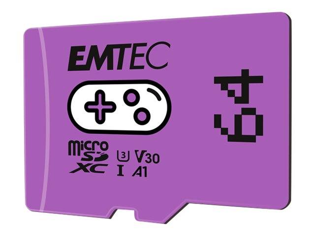 EMTEC Gaming - Flash-Speicherkarte - 64 GB - A1 / Video Class V30 / UHS-I U3 - m