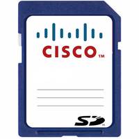 Cisco SD-Speicherkarte-Logo auf einer blauen SD-Karte