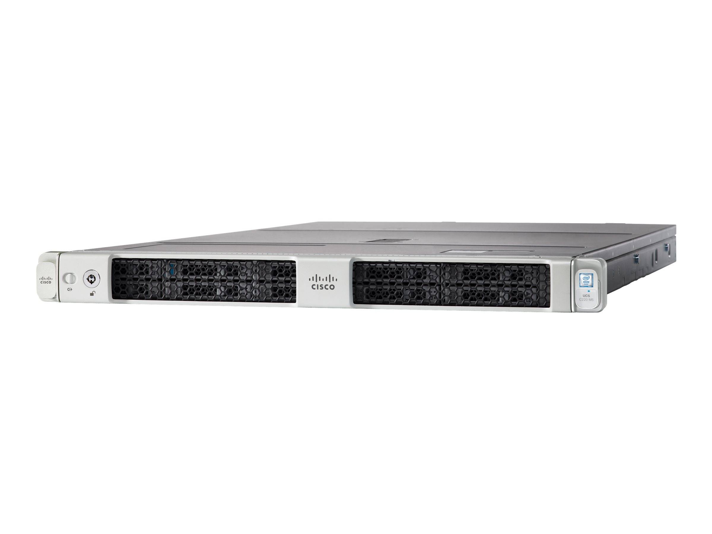 Cisco Business Edition 6000M (Export Unrestricted) M5 - Server - Rack-Montage - 1U - zweiweg - 1 x Xeon Silver 4114 / 2.2 GHz - RAM 48 GB