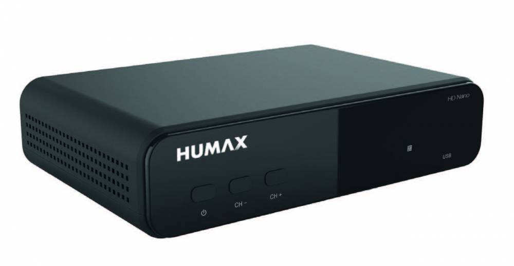 Humax HD Nano, Satellit, Full HD, 576i,576p,720p,1080i,1080p, 128 MB, 8 MB, Schwarz