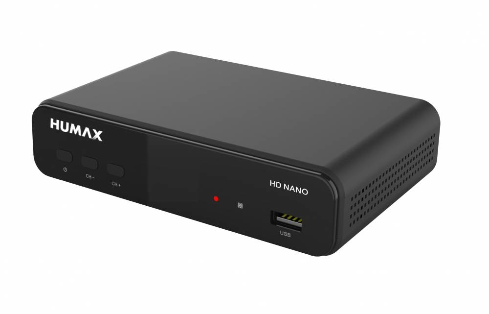 Humax HD Nano, Satellit, Full HD, 576i,576p,720p,1080i,1080p, 128 MB, 8 MB, Schwarz