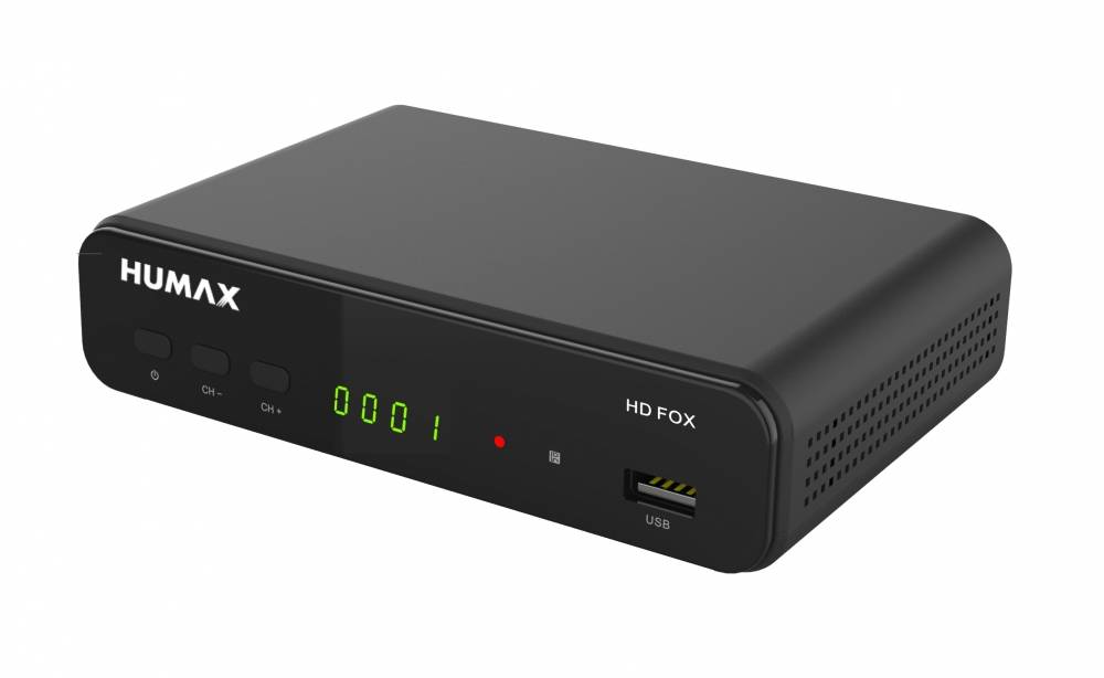 Humax HD Fox, Kabel, Satellit, Full HD, 576i,576p,720p,1080i,1080p, 128 MB, 8 MB, Schwarz