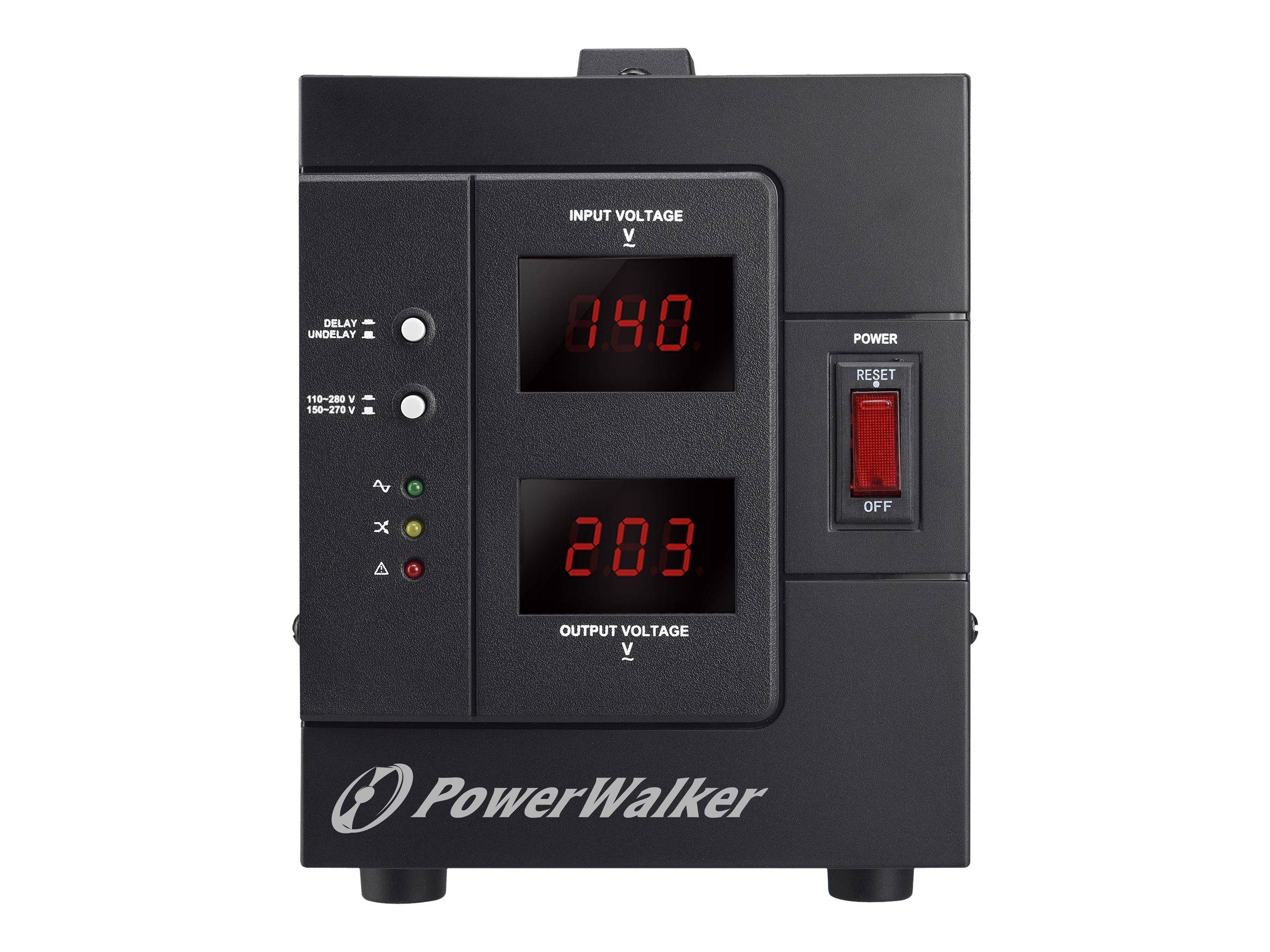 PowerWalker AVR 1500 SIV FR - Automatische Spannungsregulierung