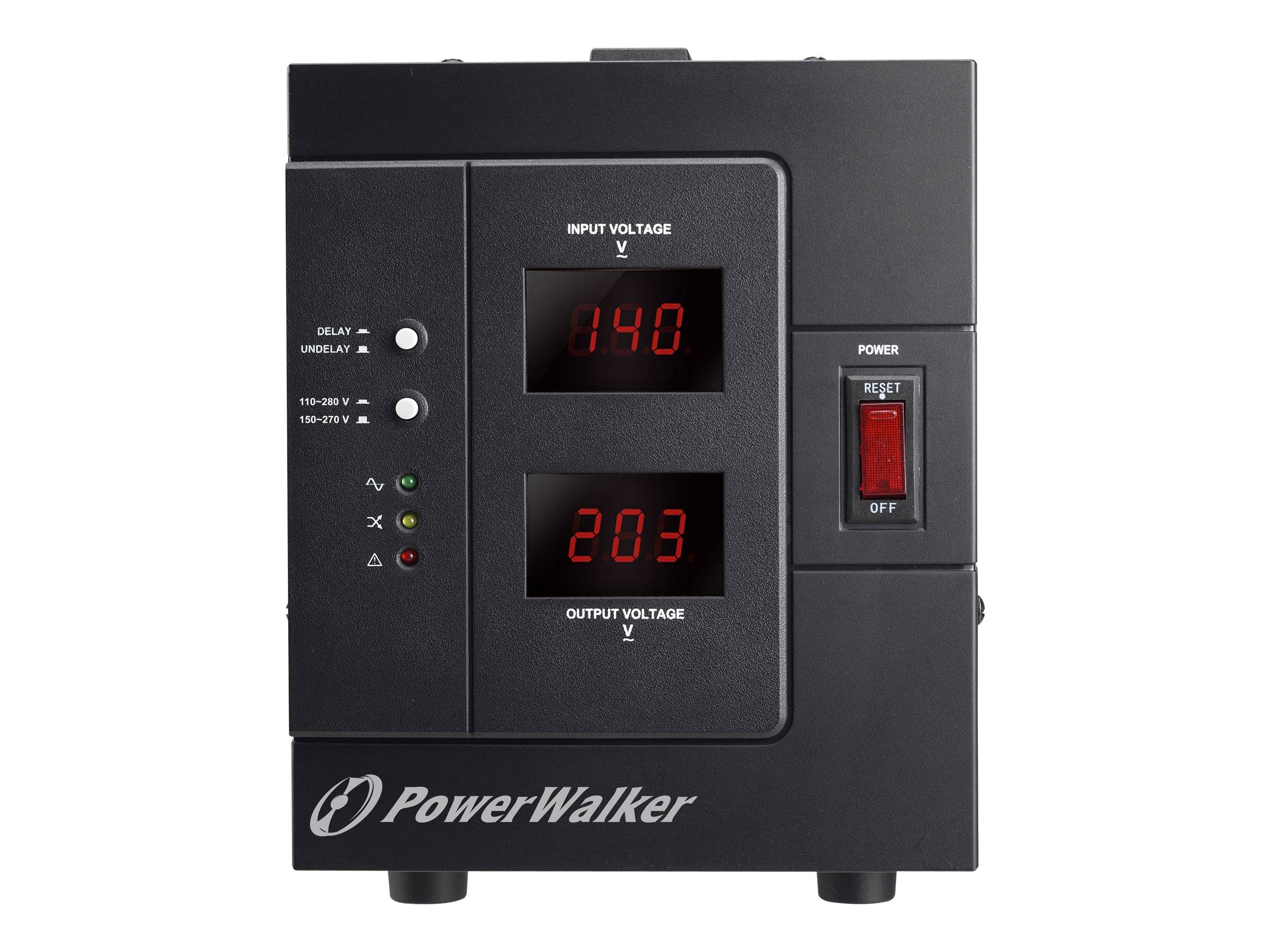PowerWalker AVR 3000 SIV FR - Automatische Spannungsregulierung