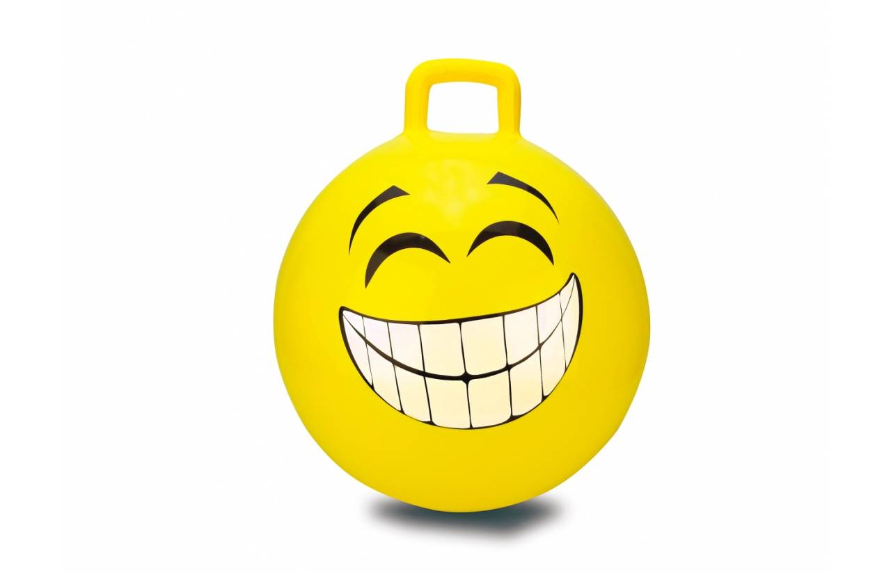 Jamara Hop Ball Smile, Trichterball, Junge/Mädchen, 1 Jahr(e), Gelb, 407 g