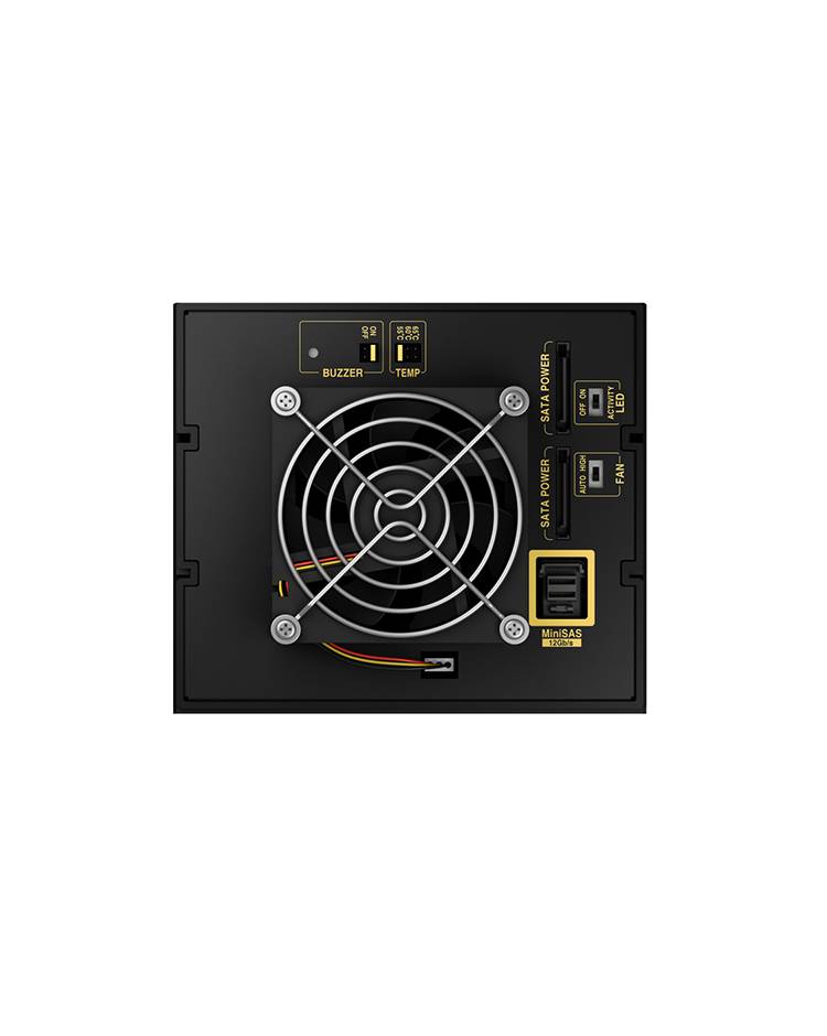 IB-564SAS-12G, Backplane, 4x 3,5" SAS/SATA (I/II/III) HDD in 3x 5,25" Einschübe, Hot Swap