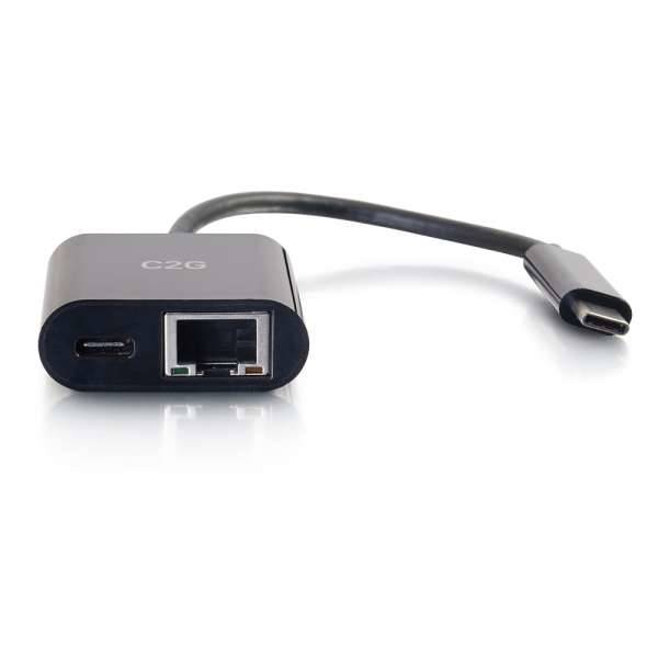 C2G USB C to Ethernet Adapter With Power Delivery