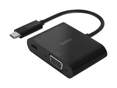 Belkin USB-C to VGA + Charge Adapter - Videoadapter - USB-C männlich bis HD-15 (VGA)