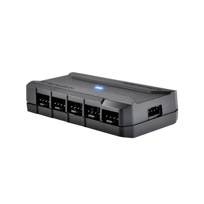Commander FP schwarzer 10-Port-Hub für PWM-Lüfter