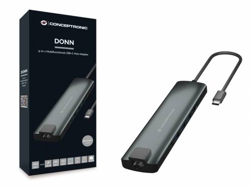 Conceptronic DONN06G - Dockingstation - USB-C 3.1 Gen 1