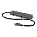 STARTECH.COM USB-C Multiport Adapter - USB-C auf HDMI 2.0b 4K 60Hz HDR10 100W PD 4-Port USB 3.0 Hub - 30cm Kabel