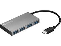 Sandberg Pocket Hub - Hub - 4 x SuperSpeed USB 3.0