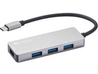 Sandberg - Hub - 1 x SuperSpeed USB 3.0 + 3 x USB 2.0