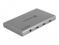Delock - Hub - 3 x Thunderbolt 4 + 1 x USB 3.2 Gen 2