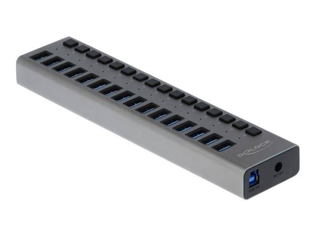 Delock - Hub - 16 x SuperSpeed USB 3.0 - Desktop