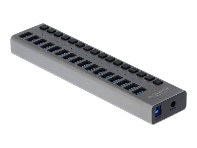 Delock - Hub - 16 x SuperSpeed USB 3.0 - Desktop