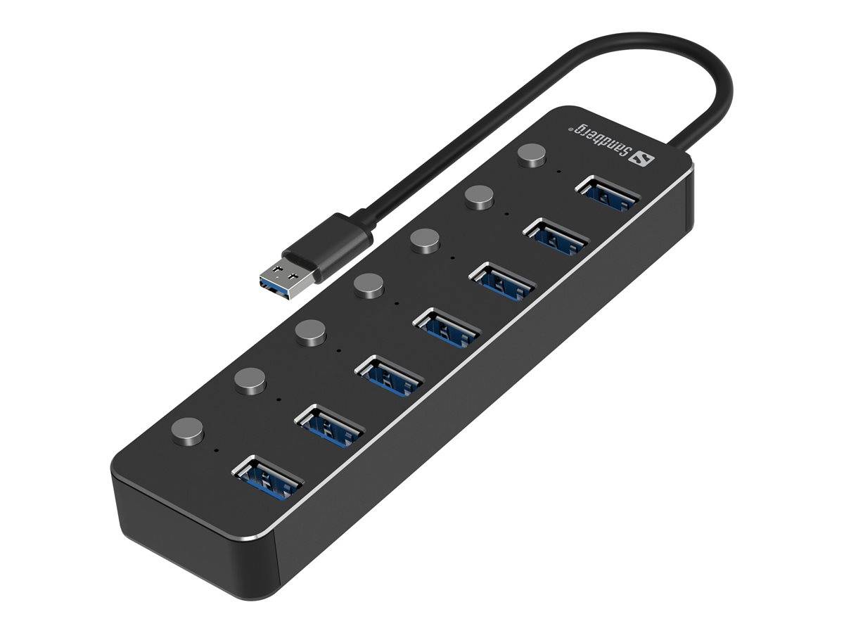Sandberg - Hub - 7 x SuperSpeed USB 3.0 - Desktop