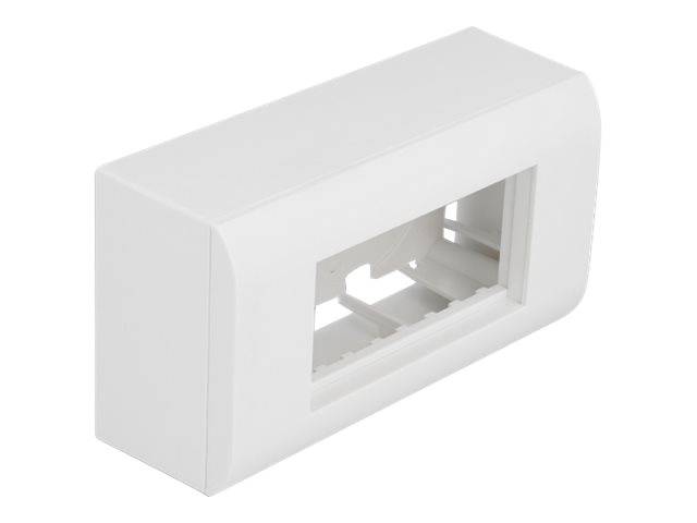 Delock - Easy 45 - Aufputzbox - 4 modules - weiß