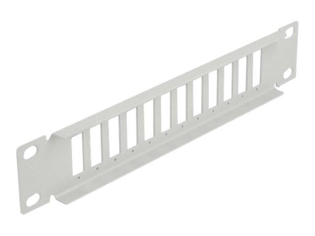 Delock - Patchpanel (Blindblech) - Rack montierbar - Grau - 1U - 25.4 cm (10")